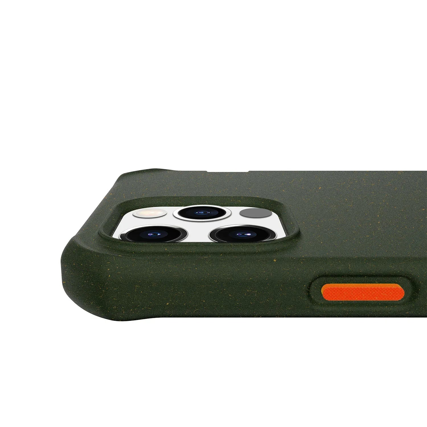 Itskins Feroniabio Summit iPhone 12 Pro Max Case - Kaki And Orange - Tashqila Itskins Feroniabio Summit iPhone 12 Pro Max Case - Kaki And Orange - Tashqila